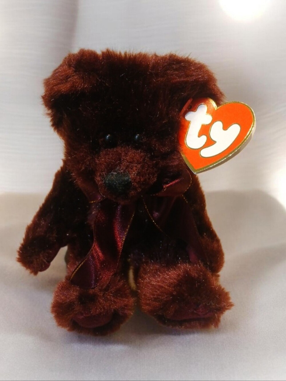 Ty Plush Beargundy Bear | Retired | 1993 - Picture 13 of 13